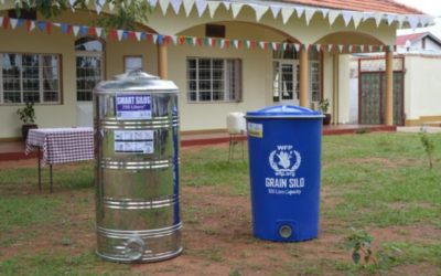 Nieuwe graansilo’s voor betere opslag (Uganda)