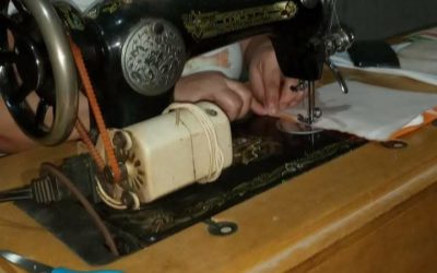 Naaimachine nodig voor mondkapjes in Ecuador