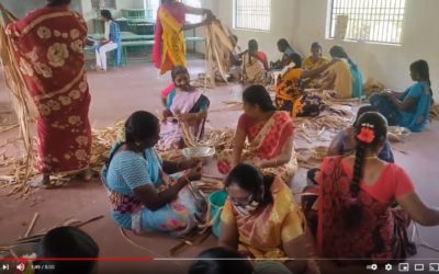 Video bananenvezelsvlechtwerk India