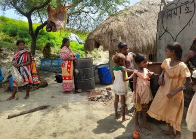 India (72) – Thuisboeren voor tribale vrouwen uit Indraprastha – gereserveerd voor sponsor